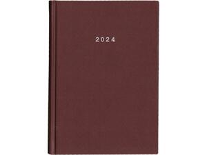 Ημερολόγιο ημερήσιο δετό NEXT Classic 2024 17x25cm μπορντό